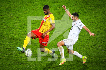 08/01/2022 - Kevin DANSO of Lens and Gaetan LABORDE of Rennes during the French championship Ligue 1 football match between RC Lens and Stade Rennais (Rennes) on January 8, 2022 at Bollaert-Delelis stadium in Lens, France - RC LENS VS STADE RENNAIS (RENNES) - FRENCH LIGUE 1 - CALCIO