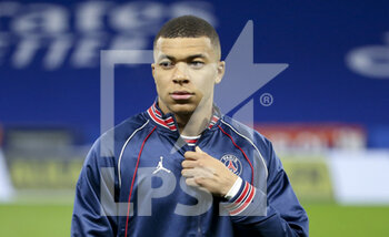 09/01/2022 - Kylian Mbappe of PSG during the French championship Ligue 1 football match between Olympique Lyonnais (Lyon) and Paris Saint-Germain on January 9, 2022 at Groupama stadium in Decines-Charpieu near Lyon, France - OLYMPIQUE LYONNAIS (LYON) VS PARIS SAINT-GERMAIN - FRENCH LIGUE 1 - CALCIO