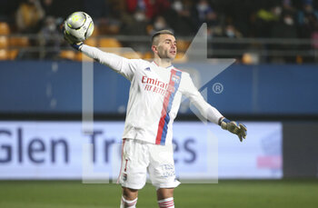 16/01/2022 - Goalkeeper of Lyon Anthony Lopes during the French championship Ligue 1 football match between ESTAC Troyes and Olympique Lyonnais (Lyon) on January 16, 2022 at Stade de L'Aube in Troyes, France - ESTAC TROYES VS OLYMPIQUE LYONNAIS (LYON) - FRENCH LIGUE 1 - CALCIO