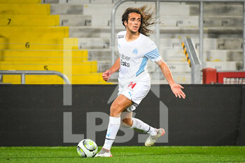 2022-01-22 - Matteo GUENDOUZI of Marseille during the French championship Ligue 1 football match between RC Lens and Olympique de Marseille on January 22, 2022 at Bollaert-Delelis stadium in Lens, France - RC LENS VS OLYMPIQUE DE MARSEILLE - FRENCH LIGUE 1 - SOCCER