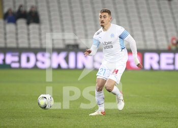 2022-01-22 - Valentin Rongier of Marseille during the French championship Ligue 1 football match between RC Lens (RCL) and Olympique de Marseille (OM) on January 22, 2022 at Stade Bollaert-Delelis in Lens, France - RC LENS VS OLYMPIQUE DE MARSEILLE - FRENCH LIGUE 1 - SOCCER