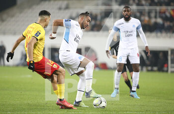 2022-01-22 - Dimitri Payet of Marseille during the French championship Ligue 1 football match between RC Lens (RCL) and Olympique de Marseille (OM) on January 22, 2022 at Stade Bollaert-Delelis in Lens, France - RC LENS VS OLYMPIQUE DE MARSEILLE - FRENCH LIGUE 1 - SOCCER
