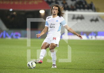 2022-01-22 - Matteo Guendouzi of Marseille during the French championship Ligue 1 football match between RC Lens (RCL) and Olympique de Marseille (OM) on January 22, 2022 at Stade Bollaert-Delelis in Lens, France - RC LENS VS OLYMPIQUE DE MARSEILLE - FRENCH LIGUE 1 - SOCCER