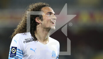 2022-01-22 - Matteo Guendouzi of Marseille during the French championship Ligue 1 football match between RC Lens (RCL) and Olympique de Marseille (OM) on January 22, 2022 at Stade Bollaert-Delelis in Lens, France - RC LENS VS OLYMPIQUE DE MARSEILLE - FRENCH LIGUE 1 - SOCCER
