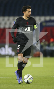 2022-01-23 - Marquinhos of PSG during the French championship Ligue 1 football match between Paris Saint-Germain and Stade de Reims on January 23, 2022 at Parc des Princes stadium in Paris, France - PARIS SAINT-GERMAIN VS STADE DE REIMS - FRENCH LIGUE 1 - SOCCER