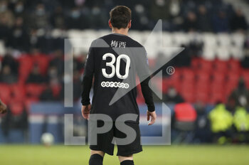 23/01/2022 - Lionel Messi of PSG has his name written in chinese on his jersey, to celebrate the chinese new year during the French championship Ligue 1 football match between Paris Saint-Germain and Stade de Reims on January 23, 2022 at Parc des Princes stadium in Paris, France - PARIS SAINT-GERMAIN VS STADE DE REIMS - FRENCH LIGUE 1 - CALCIO