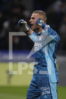 12/02/2022 - Anthony LOPES of Lyon during the French championship Ligue 1 football match between Olympique Lyonnais and OGC Nice on February 12, 2022 at Groupama stadium in Decines-Charpieu near Lyon, France - OLYMPIQUE LYONNAIS VS OGC NICE - FRENCH LIGUE 1 - CALCIO
