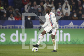 12/02/2022 - Tanguy NDOMBELE of Lyon during the French championship Ligue 1 football match between Olympique Lyonnais and OGC Nice on February 12, 2022 at Groupama stadium in Decines-Charpieu near Lyon, France - OLYMPIQUE LYONNAIS VS OGC NICE - FRENCH LIGUE 1 - CALCIO