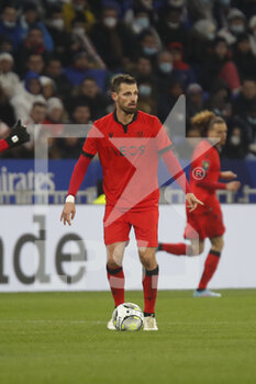 12/02/2022 - Morgan SCHNEIDERLIN of Lyon during the French championship Ligue 1 football match between Olympique Lyonnais and OGC Nice on February 12, 2022 at Groupama stadium in Decines-Charpieu near Lyon, France - OLYMPIQUE LYONNAIS VS OGC NICE - FRENCH LIGUE 1 - CALCIO