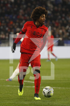12/02/2022 - DANTE of Nice during the French championship Ligue 1 football match between Olympique Lyonnais and OGC Nice on February 12, 2022 at Groupama stadium in Decines-Charpieu near Lyon, France - OLYMPIQUE LYONNAIS VS OGC NICE - FRENCH LIGUE 1 - CALCIO