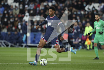 27/02/2022 - Presnel Kimpembe of PSG during the French championship Ligue 1 football match between Paris Saint-Germain (PSG) and AS Saint-Etienne (ASSE) on February 26, 2022 at Parc des Princes stadium in Paris, France - PARIS SAINT-GERMAIN (PSG) VS AS SAINT-ETIENNE (ASSE) - FRENCH LIGUE 1 - CALCIO
