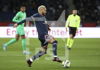 27/02/2022 - Neymar Jr of PSG during the French championship Ligue 1 football match between Paris Saint-Germain (PSG) and AS Saint-Etienne (ASSE) on February 26, 2022 at Parc des Princes stadium in Paris, France - PARIS SAINT-GERMAIN (PSG) VS AS SAINT-ETIENNE (ASSE) - FRENCH LIGUE 1 - CALCIO
