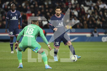 27/02/2022 - Lionel Messi of PSG during the French championship Ligue 1 football match between Paris Saint-Germain (PSG) and AS Saint-Etienne (ASSE) on February 26, 2022 at Parc des Princes stadium in Paris, France - PARIS SAINT-GERMAIN (PSG) VS AS SAINT-ETIENNE (ASSE) - FRENCH LIGUE 1 - CALCIO