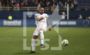28/02/2022 - Dimitri Payet of Marseille during the French championship Ligue 1 football match between ESTAC Troyes and Olympique de Marseille (OM) on February 27, 2022 at Stade de l'Aube in Troyes, France - ESTAC TROYES VS OLYMPIQUE DE MARSEILLE (OM) - FRENCH LIGUE 1 - CALCIO