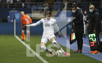 28/02/2022 - Luan Peres of Marseille during the French championship Ligue 1 football match between ESTAC Troyes and Olympique de Marseille (OM) on February 27, 2022 at Stade de l'Aube in Troyes, France - ESTAC TROYES VS OLYMPIQUE DE MARSEILLE (OM) - FRENCH LIGUE 1 - CALCIO