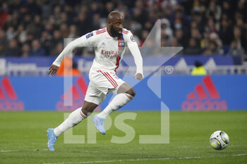 27/02/2022 - Moussa DEMBELE of Lyon during the French championship Ligue 1 football match between Olympique Lyonnais (Lyon) and LOSC Lille on February 27, 2022 at Groupama stadium in Decines-Charpieu near Lyon, France - OLYMPIQUE LYONNAIS (LYON) VS LOSC LILLE - FRENCH LIGUE 1 - CALCIO