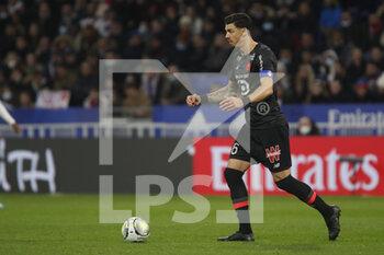27/02/2022 - Jose FONTE of Lille during the French championship Ligue 1 football match between Olympique Lyonnais (Lyon) and LOSC Lille on February 27, 2022 at Groupama stadium in Decines-Charpieu near Lyon, France - OLYMPIQUE LYONNAIS (LYON) VS LOSC LILLE - FRENCH LIGUE 1 - CALCIO