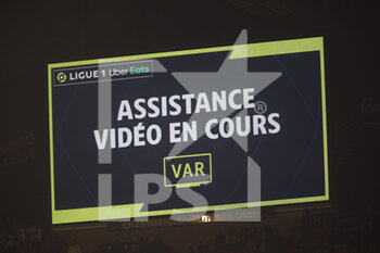 27/02/2022 - VAR during the French championship Ligue 1 football match between Olympique Lyonnais (Lyon) and LOSC Lille on February 27, 2022 at Groupama stadium in Decines-Charpieu near Lyon, France - OLYMPIQUE LYONNAIS (LYON) VS LOSC LILLE - FRENCH LIGUE 1 - CALCIO