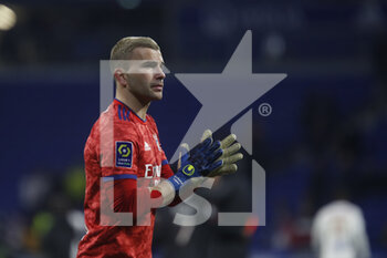 27/02/2022 - Anthony LOPES of Lyon during the French championship Ligue 1 football match between Olympique Lyonnais (Lyon) and LOSC Lille on February 27, 2022 at Groupama stadium in Decines-Charpieu near Lyon, France - OLYMPIQUE LYONNAIS (LYON) VS LOSC LILLE - FRENCH LIGUE 1 - CALCIO