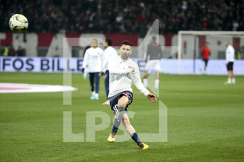 2022-03-05 - Lionel Messi of PSG during the French championship Ligue 1 football match between OGC Nice (OGCN) and Paris Saint-Germain (PSG) on March 5, 2022 at Allianz Riviera stadium in Nice, France - OGC NICE (OGCN) VS PARIS SAINT-GERMAIN (PSG) - FRENCH LIGUE 1 - SOCCER