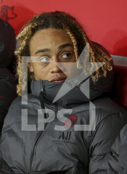 2022-03-05 - Xavi Simons of PSG during the French championship Ligue 1 football match between OGC Nice (OGCN) and Paris Saint-Germain (PSG) on March 5, 2022 at Allianz Riviera stadium in Nice, France - OGC NICE (OGCN) VS PARIS SAINT-GERMAIN (PSG) - FRENCH LIGUE 1 - SOCCER