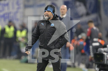 2022-03-06 - Coach of Olympique de Marseille Jorge Sampaoli during the French championship Ligue 1 football match between Olympique de Marseille (OM) and AS Monaco (ASM) on March 6, 2022 at Velodrome stadium in Marseille, France - OLYMPIQUE DE MARSEILLE (OM) VS AS MONACO (ASM) - FRENCH LIGUE 1 - SOCCER