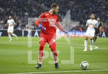 2022-03-06 - Goalkeeper of Marseille Pau Lopez during the French championship Ligue 1 football match between Olympique de Marseille (OM) and AS Monaco (ASM) on March 6, 2022 at Velodrome stadium in Marseille, France - OLYMPIQUE DE MARSEILLE (OM) VS AS MONACO (ASM) - FRENCH LIGUE 1 - SOCCER