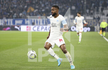 2022-03-06 - Cedric Bakambu of Marseille during the French championship Ligue 1 football match between Olympique de Marseille (OM) and AS Monaco (ASM) on March 6, 2022 at Velodrome stadium in Marseille, France - OLYMPIQUE DE MARSEILLE (OM) VS AS MONACO (ASM) - FRENCH LIGUE 1 - SOCCER