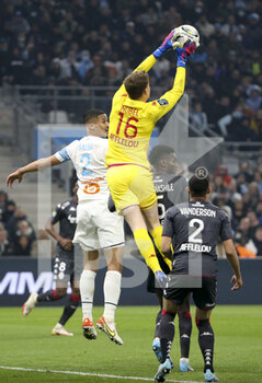 2022-03-06 - Goalkeeper of Monaco Alexander Nubel, William Saliba of Marseille (left) during the French championship Ligue 1 football match between Olympique de Marseille (OM) and AS Monaco (ASM) on March 6, 2022 at Velodrome stadium in Marseille, France - OLYMPIQUE DE MARSEILLE (OM) VS AS MONACO (ASM) - FRENCH LIGUE 1 - SOCCER