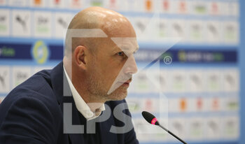 07/03/2022 - Coach of AS Monaco Philippe Clement answers to the media during the post-match press conference following the French championship Ligue 1 football match between Olympique de Marseille (OM) and AS Monaco (ASM) on March 6, 2022 at Velodrome stadium in Marseille, France - OLYMPIQUE DE MARSEILLE (OM) VS AS MONACO (ASM) - FRENCH LIGUE 1 - CALCIO