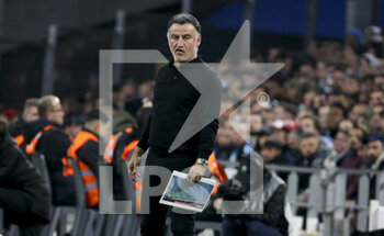 20/03/2022 - Coach of OGC Nice Christophe Galtier during the French championship Ligue 1 football match between Olympique de Marseille and OGC Nice on March 20, 2022 at Velodrome stadium in Marseille, France - OLYMPIQUE DE MARSEILLE VS OGC NICE - FRENCH LIGUE 1 - CALCIO