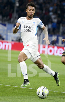 20/03/2022 - Boubacar Kamara of Marseille during the French championship Ligue 1 football match between Olympique de Marseille and OGC Nice on March 20, 2022 at Velodrome stadium in Marseille, France - OLYMPIQUE DE MARSEILLE VS OGC NICE - FRENCH LIGUE 1 - CALCIO