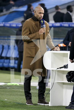 20/03/2022 - Thierry Henry comments for Amazon Prime Video the French championship Ligue 1 football match between Olympique de Marseille and OGC Nice on March 20, 2022 at Velodrome stadium in Marseille, France - OLYMPIQUE DE MARSEILLE VS OGC NICE - FRENCH LIGUE 1 - CALCIO