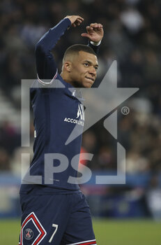 03/04/2022 - Kylian Mbappe of France celebrates his goal during the French championship Ligue 1 football match between Paris Saint-Germain (PSG) and FC Lorient on April 3, 2022 at Parc des Princes stadium in Paris, France - PARIS SAINT-GERMAIN VS FC LORIENT - FRENCH LIGUE 1 - CALCIO