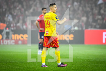 2022-04-16 - Przemyslaw Adam FRANKOWSKI of Lens celebrates his goal during the French championship Ligue 1 football match between LOSC Lille and RC Lens on April 16, 2022 at Pierre Mauroy stadium in Villeneuve-d'Ascq near Lille, France - LOSC LILLE VS RC LENS - FRENCH LIGUE 1 - SOCCER