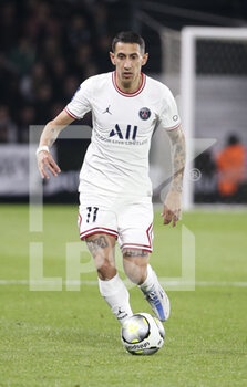 2022-04-20 - Angel Di Maria of PSG during the French championship Ligue 1 football match between SCO Angers and Paris Saint-Germain on April 20, 2022 at Raymond Kopa stadium in Angers, France - SCO ANGERS VS PARIS SAINT-GERMAIN - FRENCH LIGUE 1 - SOCCER