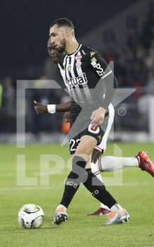 2022-04-20 - Nabil Bentales of Angers during the French championship Ligue 1 football match between SCO Angers and Paris Saint-Germain on April 20, 2022 at Raymond Kopa stadium in Angers, France - SCO ANGERS VS PARIS SAINT-GERMAIN - FRENCH LIGUE 1 - SOCCER