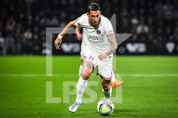 2022-04-20 - Angel DI MARIA of PSG during the French championship Ligue 1 football match between SCO Angers and Paris Saint-Germain on April 20, 2022 at Raymond Kopa stadium in Angers, France - SCO ANGERS VS PARIS SAINT-GERMAIN - FRENCH LIGUE 1 - SOCCER