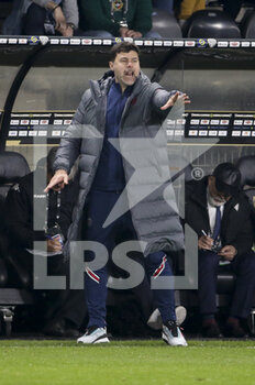 2022-04-20 - Coach of PSG Mauricio Pochettino during the French championship Ligue 1 football match between SCO Angers and Paris Saint-Germain on April 20, 2022 at Raymond Kopa stadium in Angers, France - SCO ANGERS VS PARIS SAINT-GERMAIN - FRENCH LIGUE 1 - SOCCER