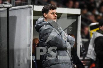 2022-04-20 - Mauricio POCHETTINO of PSG during the French championship Ligue 1 football match between SCO Angers and Paris Saint-Germain on April 20, 2022 at Raymond Kopa stadium in Angers, France - SCO ANGERS VS PARIS SAINT-GERMAIN - FRENCH LIGUE 1 - SOCCER