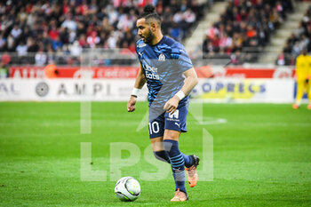2022-04-24 - Dimitri PAYET of Marseille during the French championship Ligue 1 football match between Stade de Reims and Olympique de Marseille on April 24, 2022 at Auguste Delaune stadium in Reims, France - STADE DE REIMS VS OLYMPIQUE DE MARSEILLE - FRENCH LIGUE 1 - SOCCER