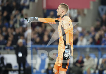 29/04/2022 - Goalkeeper of Strasbourg Matz Sels during the French championship Ligue 1 football match between RC Strasbourg Alsace (RCSA) and Paris Saint-Germain (PSG) on April 29, 2022 at Stade de La Meinau in Strasbourg, France - RC STRASBOURG VS PARIS SAINT-GERMAIN - FRENCH LIGUE 1 - CALCIO