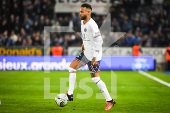 29/04/2022 - NEYMAR JR of PSG during the French championship Ligue 1 football match between RC Strasbourg and Paris Saint-Germain on April 29, 2022 at La Meinau stadium in Strasbourg, France - RC STRASBOURG VS PARIS SAINT-GERMAIN - FRENCH LIGUE 1 - CALCIO