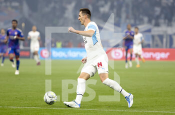 2022-05-01 - Arkadiusz Milik of Marseille during the French championship Ligue 1 football match between Olympique de Marseille (OM) and Olympique Lyonnais (OL, Lyon) on May 1, 2022 at Stade Velodrome in Marseille, France - OLYMPIQUE DE MARSEILLE (OM) VS OLYMPIQUE LYONNAIS (OL, LYON) - FRENCH LIGUE 1 - SOCCER