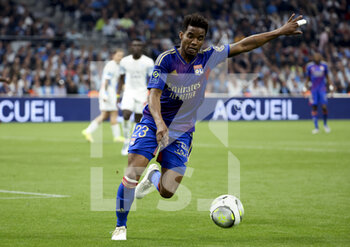 2022-05-01 - Thiago Mendes of Lyon during the French championship Ligue 1 football match between Olympique de Marseille (OM) and Olympique Lyonnais (OL, Lyon) on May 1, 2022 at Stade Velodrome in Marseille, France - OLYMPIQUE DE MARSEILLE (OM) VS OLYMPIQUE LYONNAIS (OL, LYON) - FRENCH LIGUE 1 - SOCCER