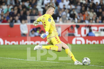 2022-05-06 - Goalkeeper of Monaco Alexander Nubel during the French championship Ligue 1 football match between Lille OSC (LOSC) and AS Monaco (ASM) on May 6, 2022 at Stade Pierre Mauroy in Villeneuve d'Ascq near Lille, France - LOSC LILLE VS AS MONACO - FRENCH LIGUE 1 - SOCCER
