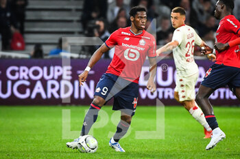 2022-05-06 - Jonathan DAVID of Lille during the French championship Ligue 1 football match between LOSC Lille and AS Monaco on May 6, 2022 at Pierre Mauroy stadium in Villeneuve-d'Ascq near Lille, France - LOSC LILLE VS AS MONACO - FRENCH LIGUE 1 - SOCCER