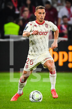2022-05-06 - Ruben AGUILAR of Monaco during the French championship Ligue 1 football match between LOSC Lille and AS Monaco on May 6, 2022 at Pierre Mauroy stadium in Villeneuve-d'Ascq near Lille, France - LOSC LILLE VS AS MONACO - FRENCH LIGUE 1 - SOCCER