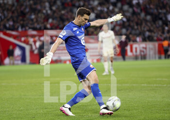 2022-05-06 - Goalkeeper of Lille Leo Jardim during the French championship Ligue 1 football match between Lille OSC (LOSC) and AS Monaco (ASM) on May 6, 2022 at Stade Pierre Mauroy in Villeneuve d'Ascq near Lille, France - LOSC LILLE VS AS MONACO - FRENCH LIGUE 1 - SOCCER