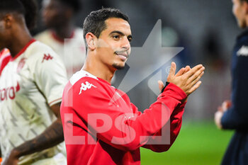 2022-05-06 - Wissam BEN YEDDER of Monaco celebrates the victory during the French championship Ligue 1 football match between LOSC Lille and AS Monaco on May 6, 2022 at Pierre Mauroy stadium in Villeneuve-d'Ascq near Lille, France - LOSC LILLE VS AS MONACO - FRENCH LIGUE 1 - SOCCER